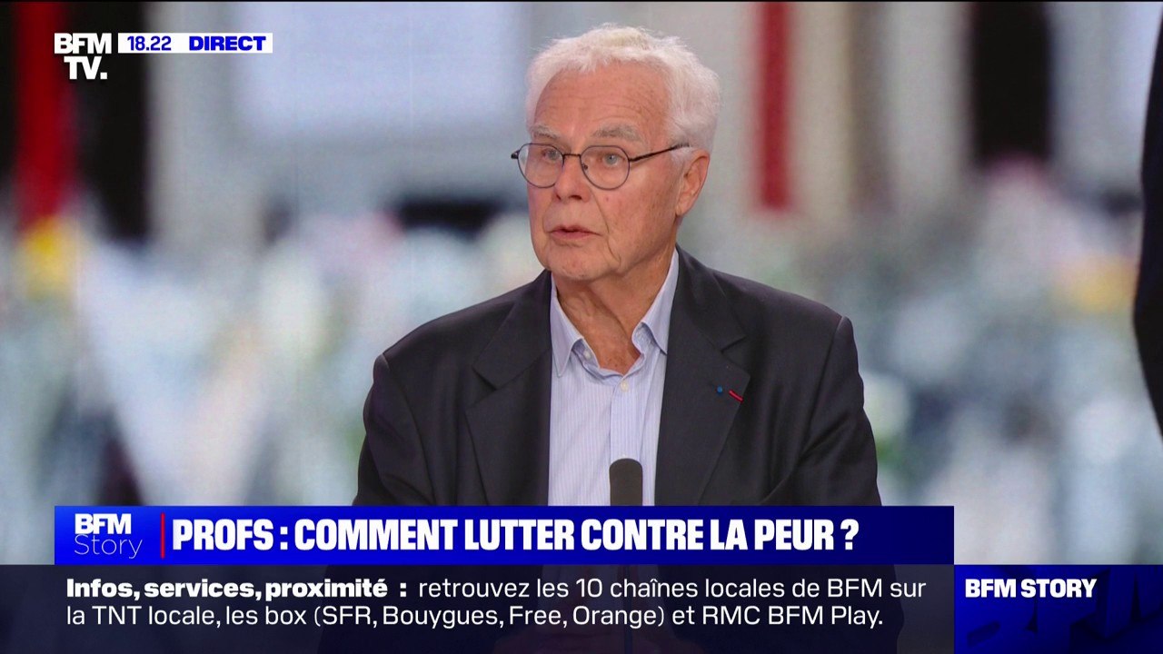 Attentat d'Arras: "Les enseignements les plus contestés sont ceux qui traitent des valeurs: la laïcité, la liberté d'expression, la mixité", affirme Jean-Pierre Obin (ancien inspecteur général de l’Éducation nationale)
