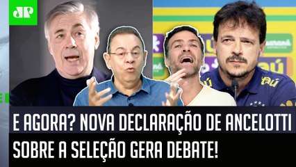 "NADA TEM LÓGICA, cara! O Ancelotti FALOU HOJE NUMA ENTREVISTA que..." Seleção Brasileira é DEBATIDA