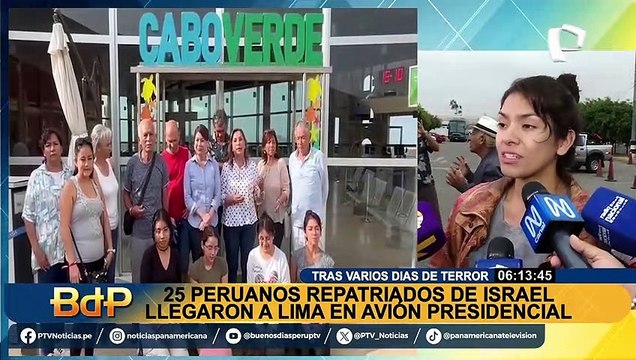 Llegan 25 peruanos repatriados de Israel: así se vivió el emotivo reencuentro con sus familias