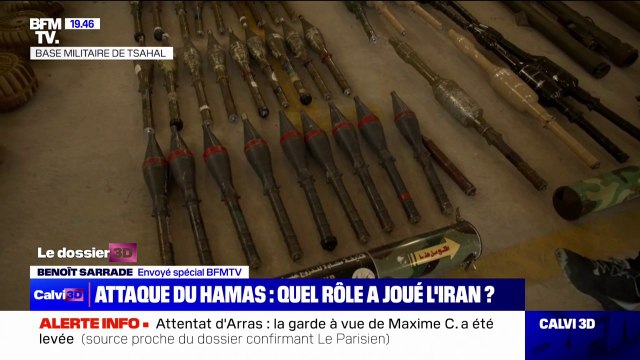 Tout a été fabriqué en Iran et utilisé par le Hamas contre des civils israéliens : Les autorités israéliennes dévoilent une partie de l'arsenal utilisé par le Hamas lors des attaques du week-end dernier