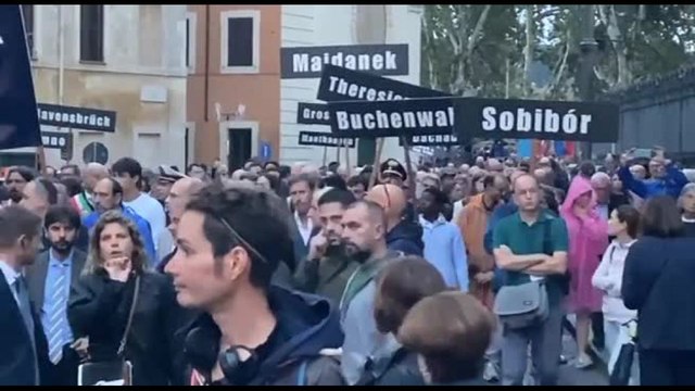 Shoah, la Marcia della Memoria arriva al Largo 16 ottobre 1943