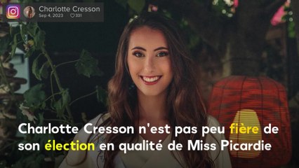 VOICI : Miss France 2024 : qui est Charlotte Cresson, la nouvelle Miss Picardie ?