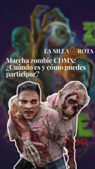 Marcha zombie CDMX: ¿Cuándo es y cómo puedes participar?