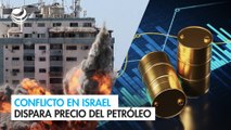 Conflicto en Israel dispara 7.5% precio del petróleo