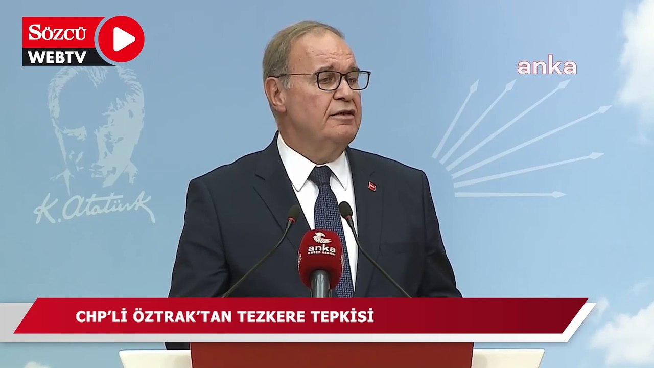 CHP'li Öztrak'tan tezkere tepkisi: Bu ne perhiz, bu ne lahana turşusu