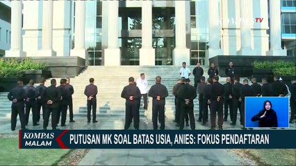 Download Video: Begini Kata Anies Baswedan Terkait Putusan MK Soal Batas Usia Capres Cawapres di Pemilu