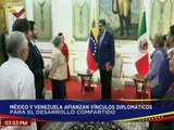 Pdte. Maduro sostiene encuentro con la Secretaría de Relaciones Exteriores de México Alicia Bárcena