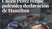 Checo Pérez recibe polémica declaración de Hamilton que pone en riesgo su futuro en Red Bull