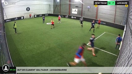 But de Clément  Baltazar - LES BARBARINS