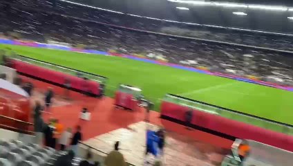 Belgique-Suède: le stade confiné