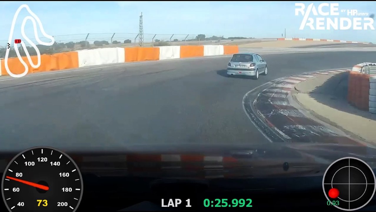 Ledenon 15-10-23_200SX - 5ème session - best lap + overlay