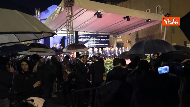 Ottantesimo anniversario rastrellamento del ghetto di Roma, la cerimonia con Mattarella
