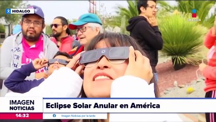 Download Video: Millones fueron testigos del eclipse solar anular