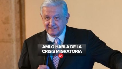 "Yo tengo otro dato", dice AMLO al ser cuestionado sobre el aumento del flujo migratorio