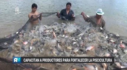 Capacitan a productores para fortalecer la piscicultura