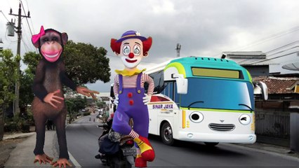 WOWW‼️banyak truk besar lewat bus telolet berubah rogi teman tayo