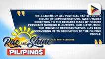 Liderato ng Kamara, umalma sa birada ni ex-Pres. Duterte laban sa Kamara