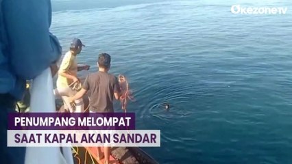 Dengar Suara Minta Tolong, Penumpang Kapal Melompat ke Laut di Parepare