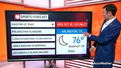 Your cross-country sports forecast for Oct. 18-19