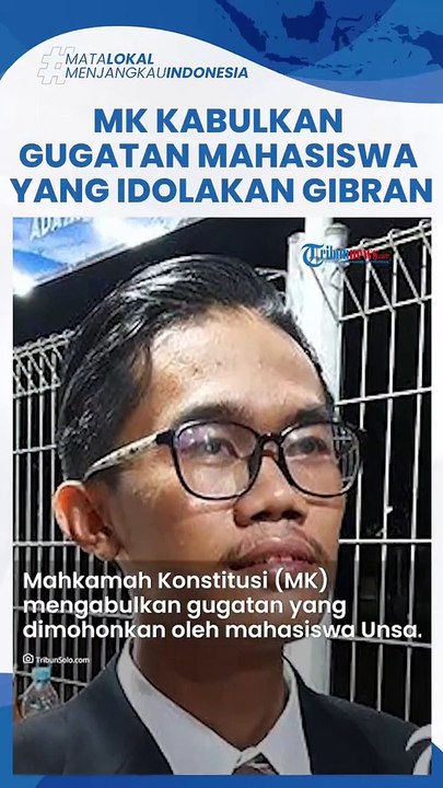 Sosok Almas, Mahasiswa UNSA Pengagum Gibran yang Gugatannya Dikabulkan MK, Ini Alasannya