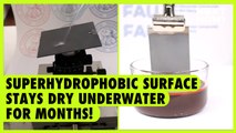 Superhydrophobic surface stays dry underwater for months! | NEXT NOW