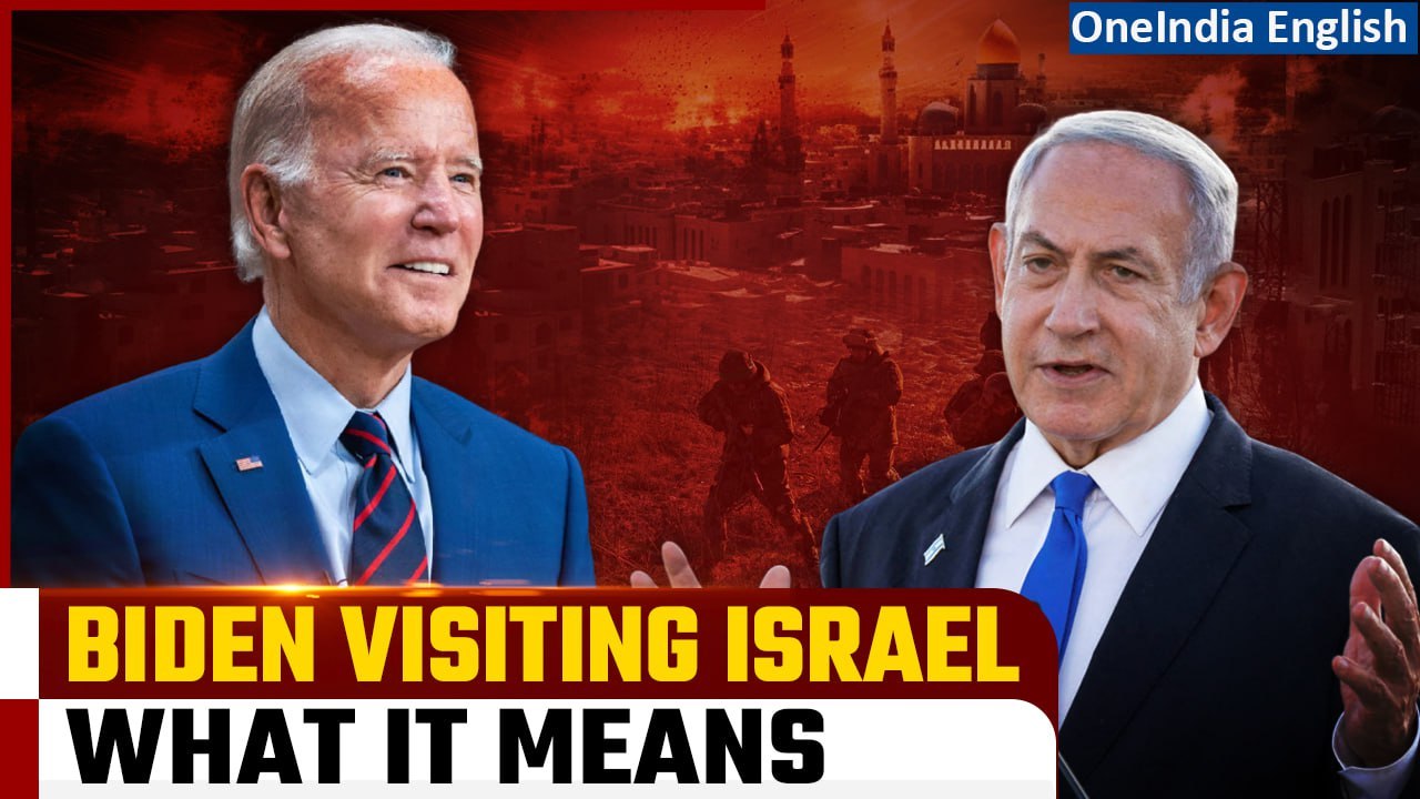 Israel-Gaza Crisis Unfolding| Biden's Visit to Israel Amidst Escalating Tensions | Oneindia