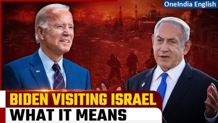 Israel-Gaza Crisis Unfolding| Biden's Visit to Israel Amidst Escalating Tensions | Oneindia