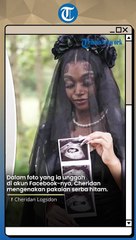 Viral Potret Wanita yang Lakukan Maternity Shoot Bertema Pemakaman, Ternyata Ini Maksudnya
