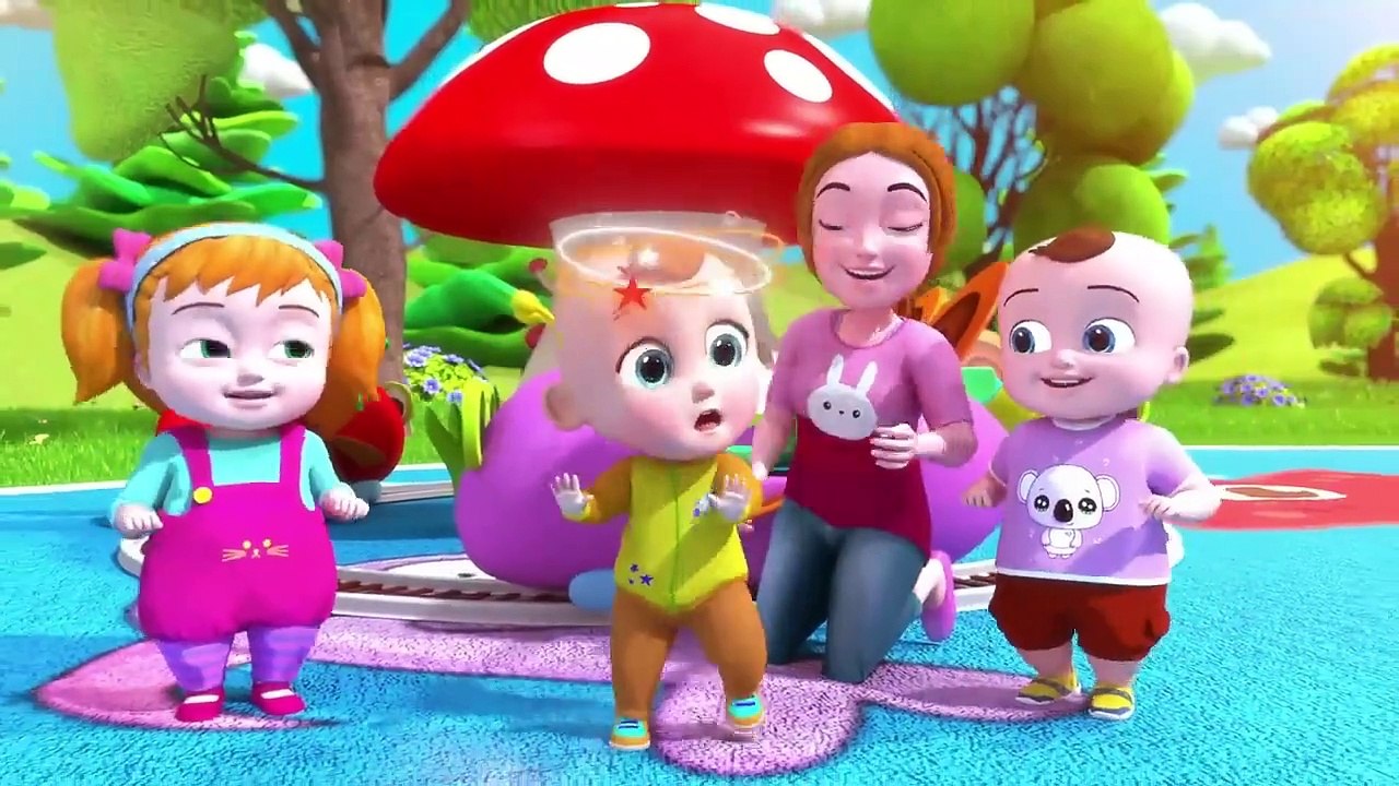 Baby zay is playing in swings with johnny and dolly at the park