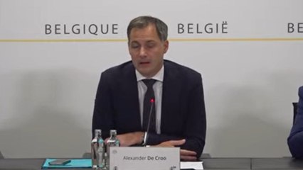 Attentat terroriste à Bruxelles: le Premier ministre Alexander De Croo a tenu une conférence de presse