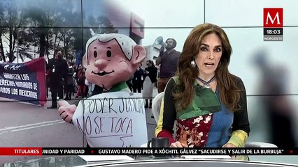 SCJN y la CJF condenan quema de piñata con imagen de AMLO en protestas por fideicomisos