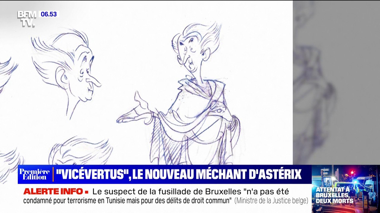 Bande dessinée: "Vicévertus", le nouveau méchant d'Astérix