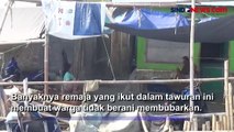 Ratusan Remaja Terlibat Tawuran, Rumah Warga Rusak akibat Lemparan Batu