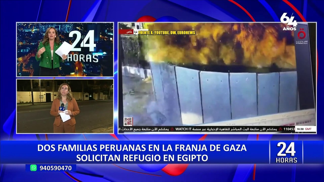 Guerra en Israel: dos familias peruanas atrapadas en Franja de Gaza solicitan refugio en Egipto