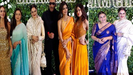 Rekha, Salman Khan, Vidya Balan and many more attend Hema Malini's 75th birthday party