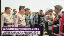 Operasi Mantap Brata, Ratusan Ribu Personel Polri Dikerahkan untuk Pemilu 2024