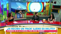 Si recibo un pack ajeno ¿es un delito?