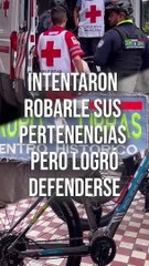 "Motoratones" intentaron asaltar a un hombre de nacionalidad norteamericana, quien los enfrentó; pero durante la riña resultó lesionado con un golpe en la cabeza  #TuNotiReel