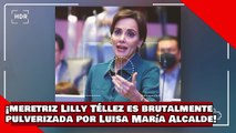 ¡VEAN! ¡la meretriz Lilly Téllez es brutalmente pulverizada por Luisa María Alcalde por falsaria!