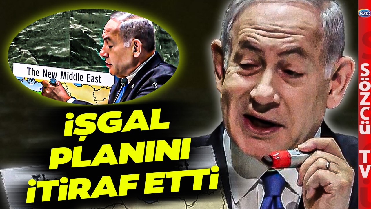 Netanyahu Tüm Dünyanın Önünde Gazze'yi İşgal Planını İtiraf Etti! İşte O Harita
