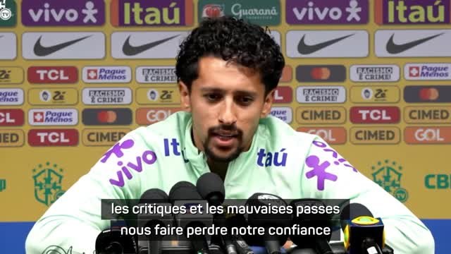 Brésil - Marquinhos : Nous ne pouvons pas laisser les critiques nous faire perdre notre confiance