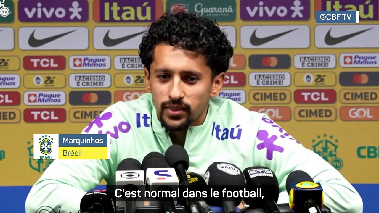 Marquinhos : "Nous ne pouvons pas laisser les critiques nous faire perdre notre confiance"