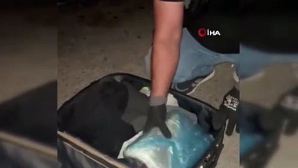 Yolcu otobüsünde 2 kilo 600 gram uyuşturucu ele geçirildi