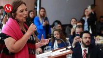 Xóchitl Gálvez del frente amplio por México promete apoyo al poder judicial