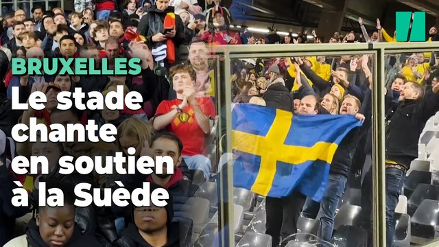 Belgique-Suède : La solidarité des supporters durant l'attentat à Bruxelles