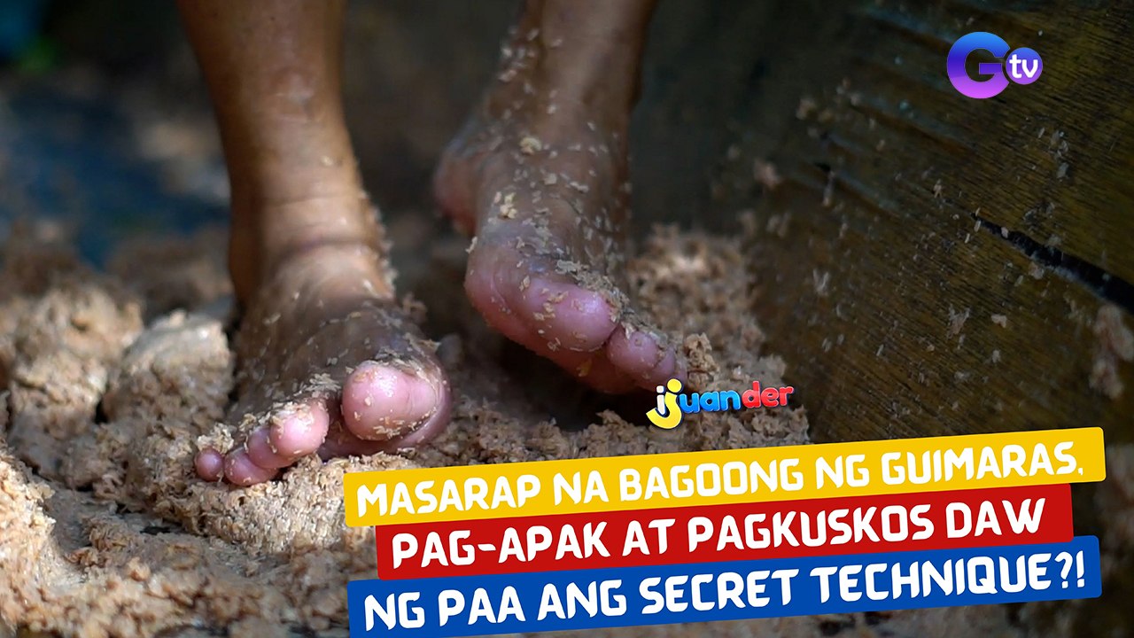 Masarap na bagoong ng Guimaras, pag-apak at pagkuskos daw ng paa ang secret technique?! | I Juander