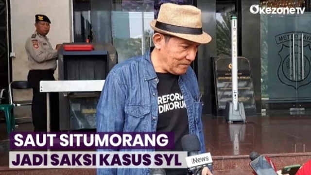 Eks Wakil Ketua KPK Saut Situmorang Jadi Saksi Kasus Dugaan Pemerasan SYL