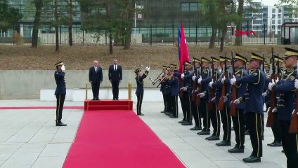 Скачать видео: Milli Savunma Bakanı Yaşar Güler, Kosova Savunma Bakanı Ejup Maqedonci ile görüştü