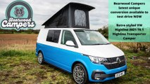 Bearwood Campers blue two tone campervan conversion