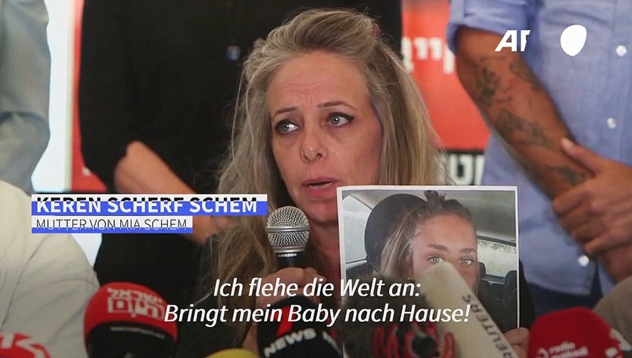 Mutter französischer Hamas-Geisel: 'Bringt mein Baby heim!'